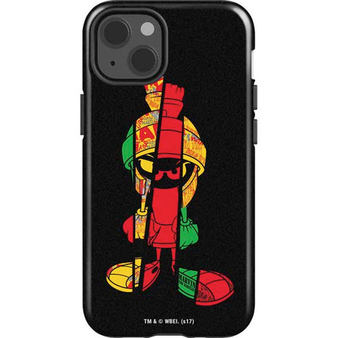Looney Tunes Marvin the Martian Sliced iPhone 15 Impact Case